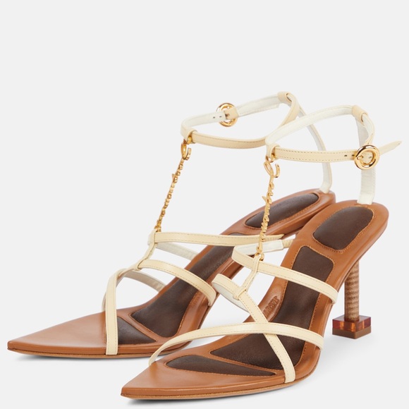 NWOT JACQUEMUS Les Sandales PRALU Hautes
SANDALS LOGO HEELS 41 - Picture 3 of 15